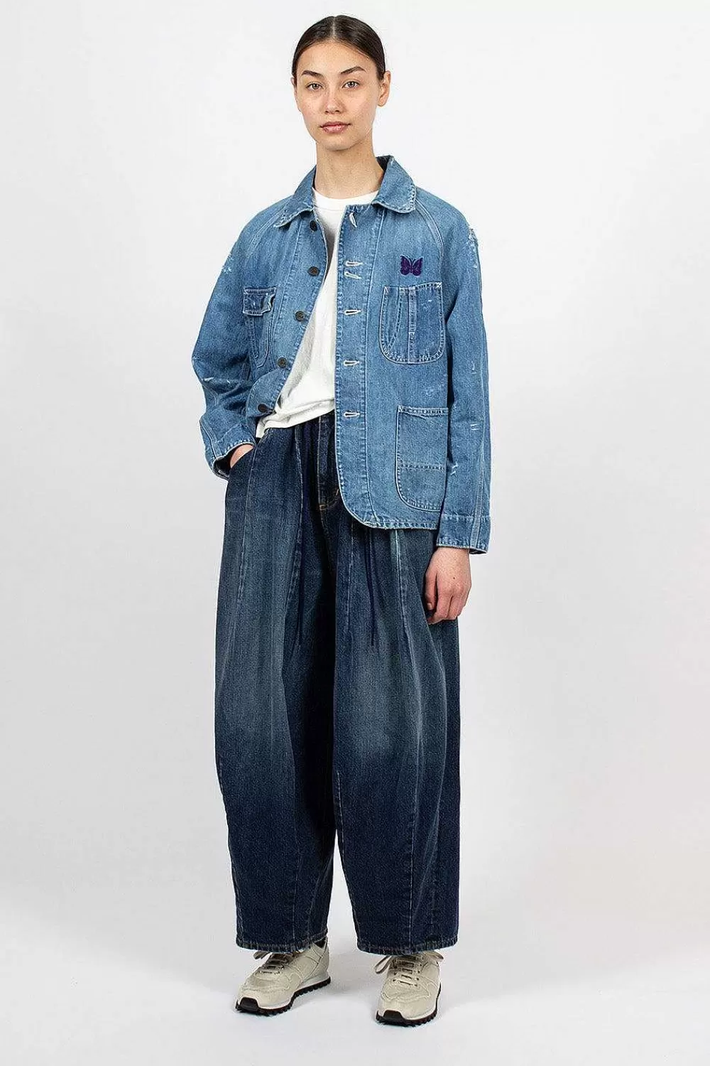 Needles 10Oz Coverall Distressed Denim | Outerwear