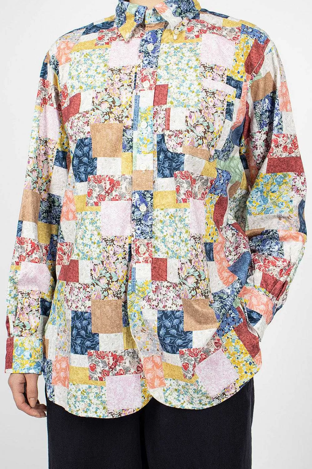 Engineered Garments FWK 19Th Century Shirt Multi Floral Patchwork | Shirts