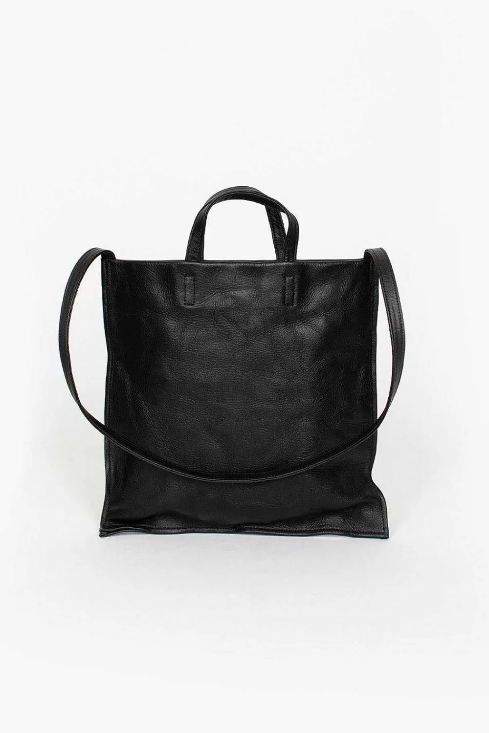 Amiacalva 2Way Leather Tote Black | Bags