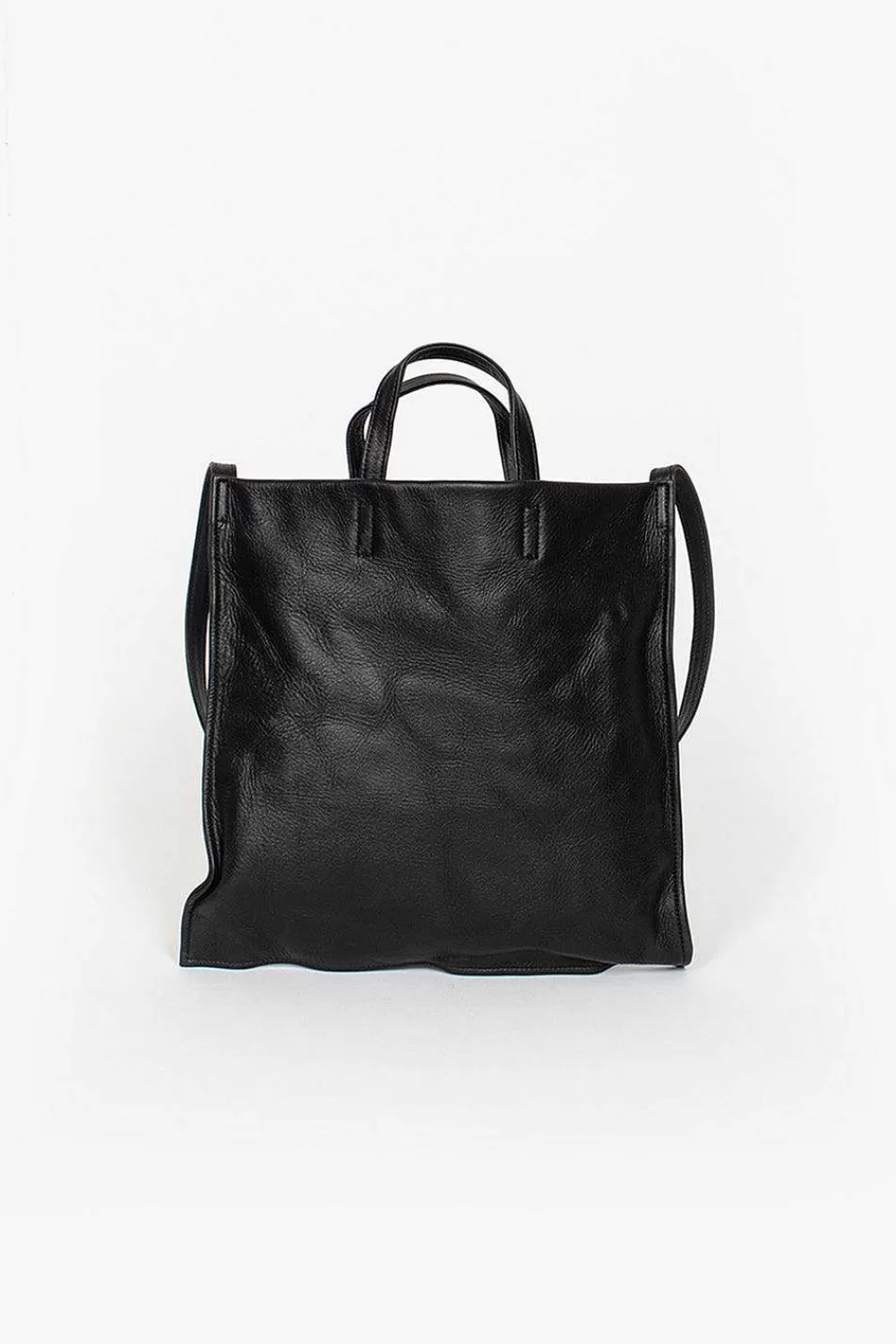 Amiacalva 2Way Leather Tote Black | Bags