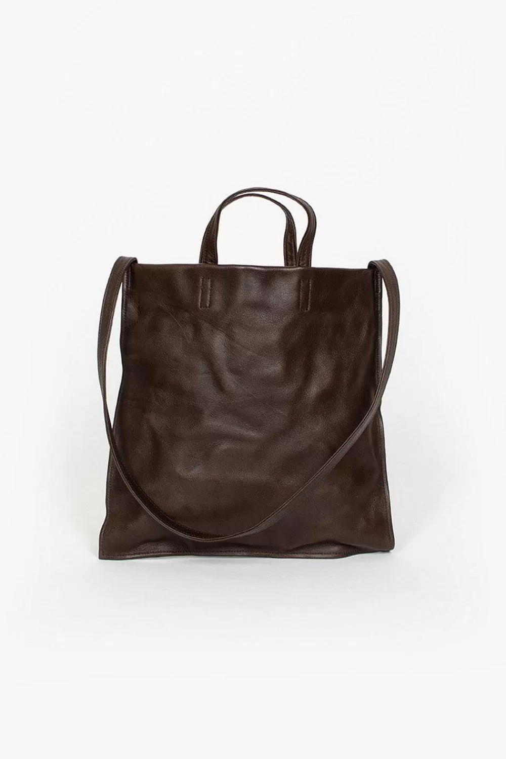 Amiacalva 2Way Leather Tote Brown | Bags