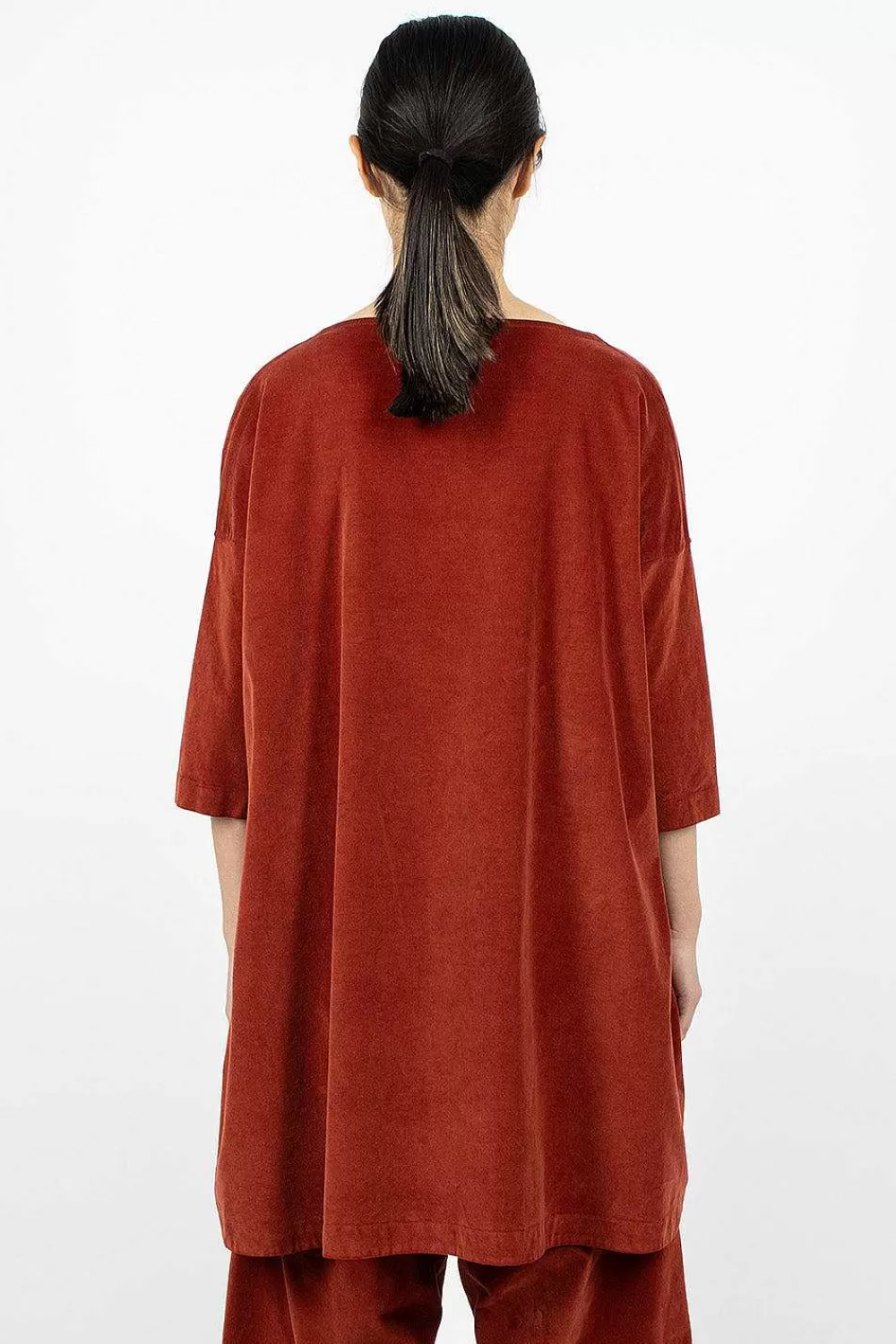 Album di Famiglia 31_192 Boatneck Tunic Red | Tops