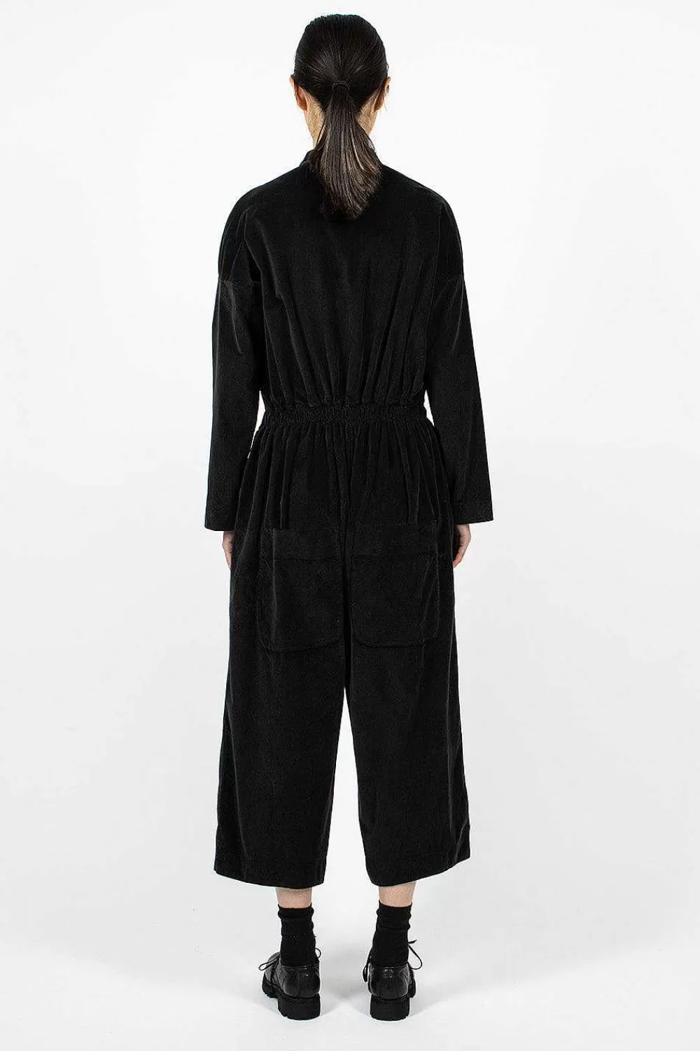 Album di Famiglia 60_03 Velvet Jumpsuit Slate | Trousers