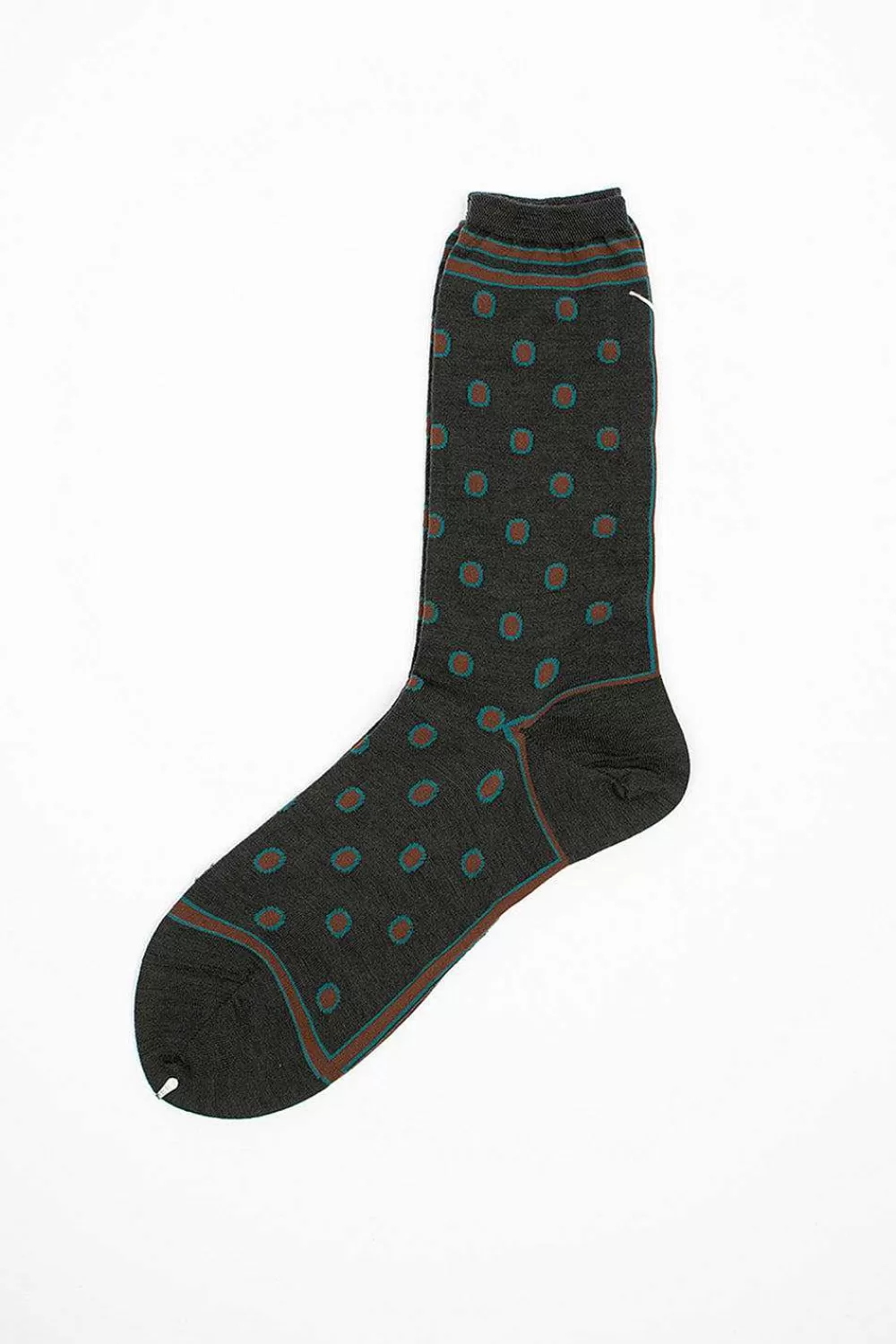 Antipast Am-443A Polka Dot Socks Green | Tights & Socks