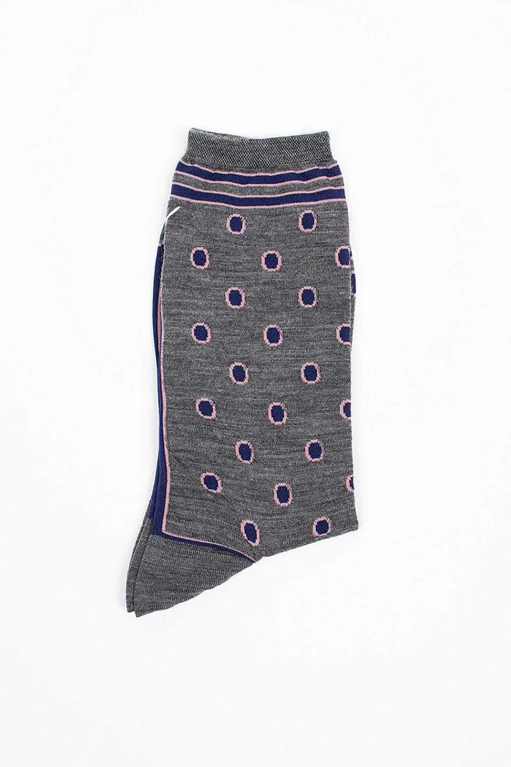 Antipast Am-443A Polka Dot Socks Grey | Tights & Socks