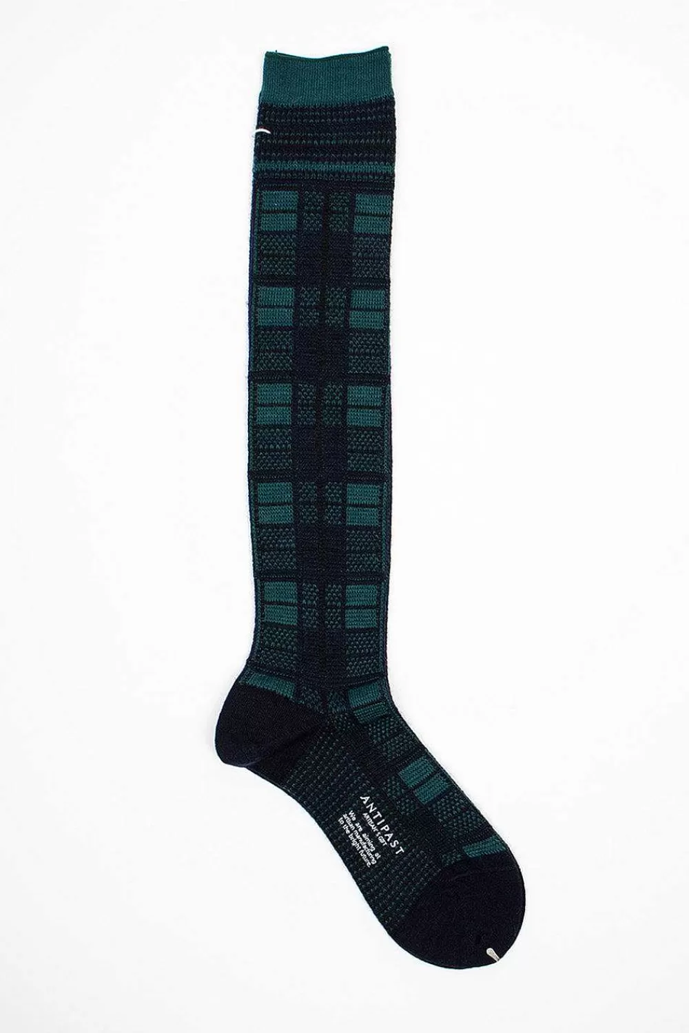 Antipast Am-757Ahs Tartan Check Socks Navy | Tights & Socks