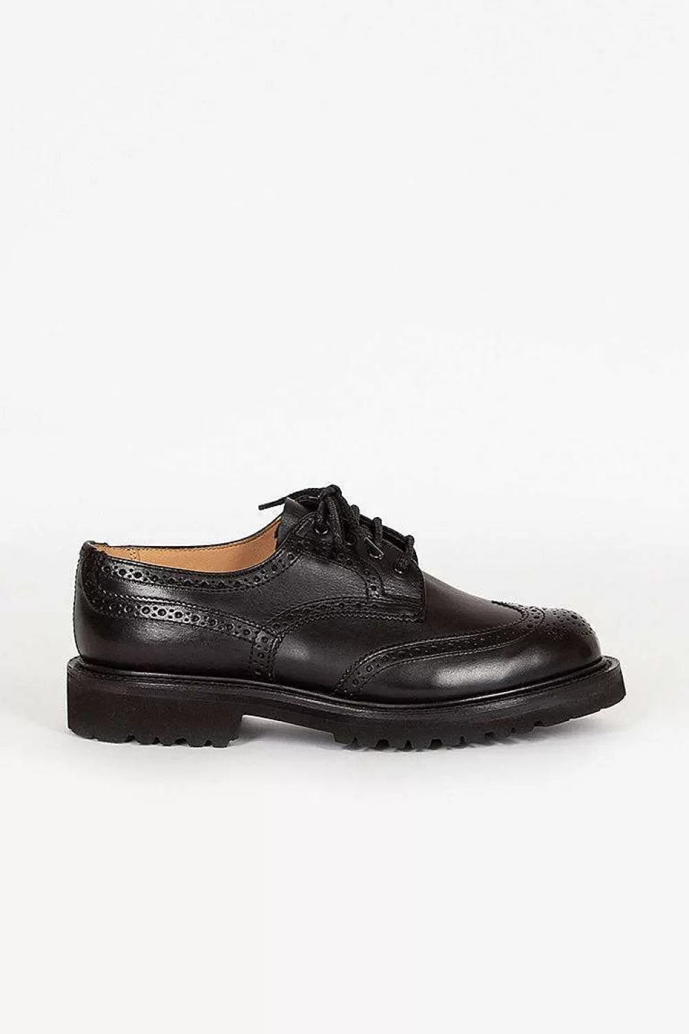 Tricker’s Anne Leather Brogue Black | Shoes