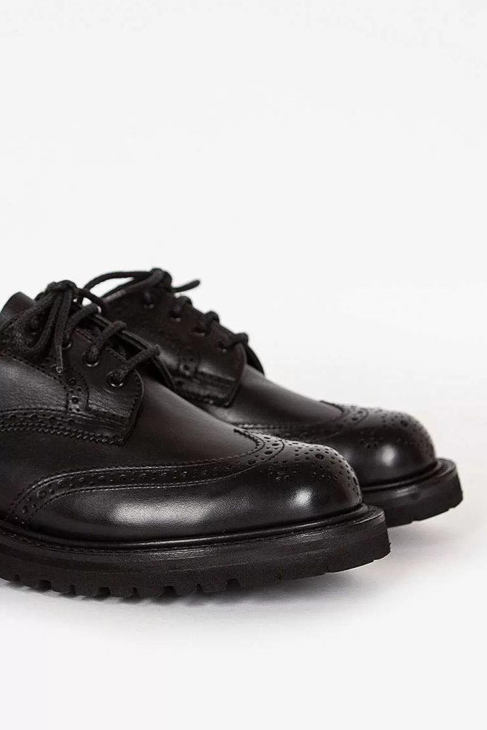 Tricker’s Anne Leather Brogue Black | Shoes