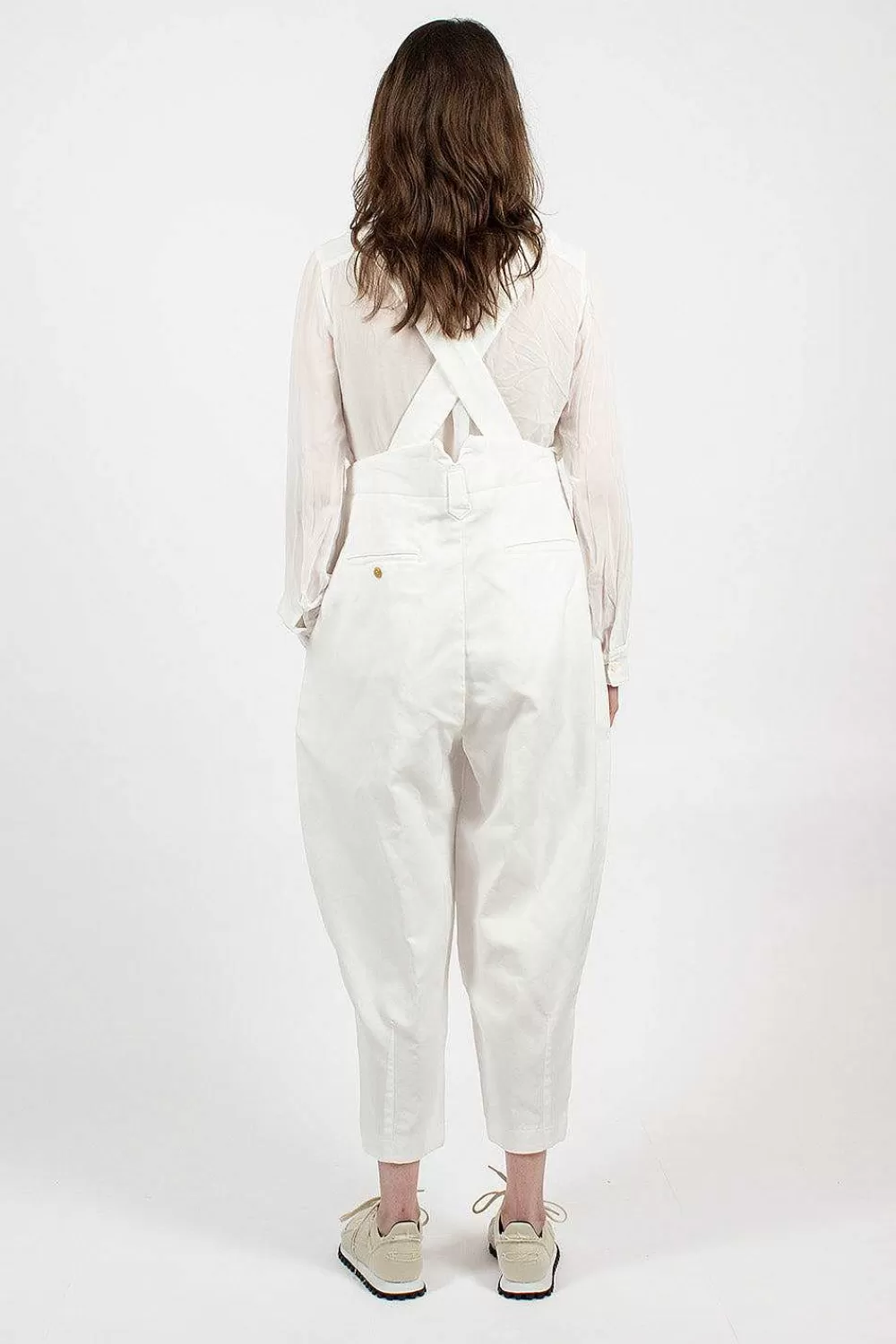 Comme Des Garçons Comme Des Garçons Balloon Brace Pant White | Trousers