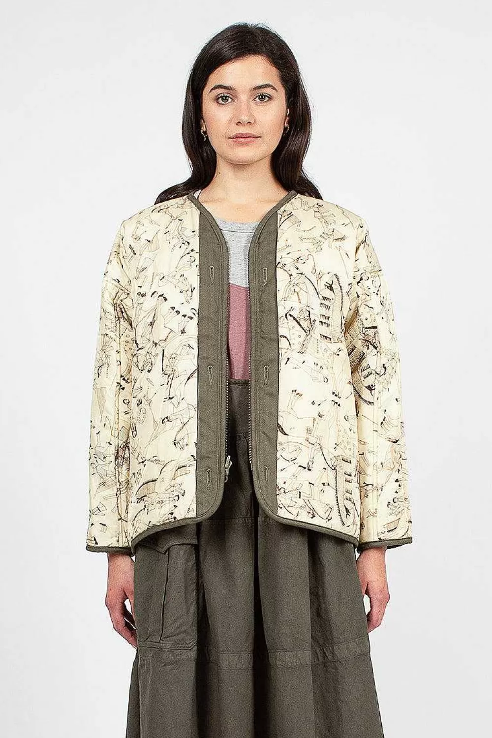 VISVIM Bandana Reversible Kimono Liner Jacket | Outerwear