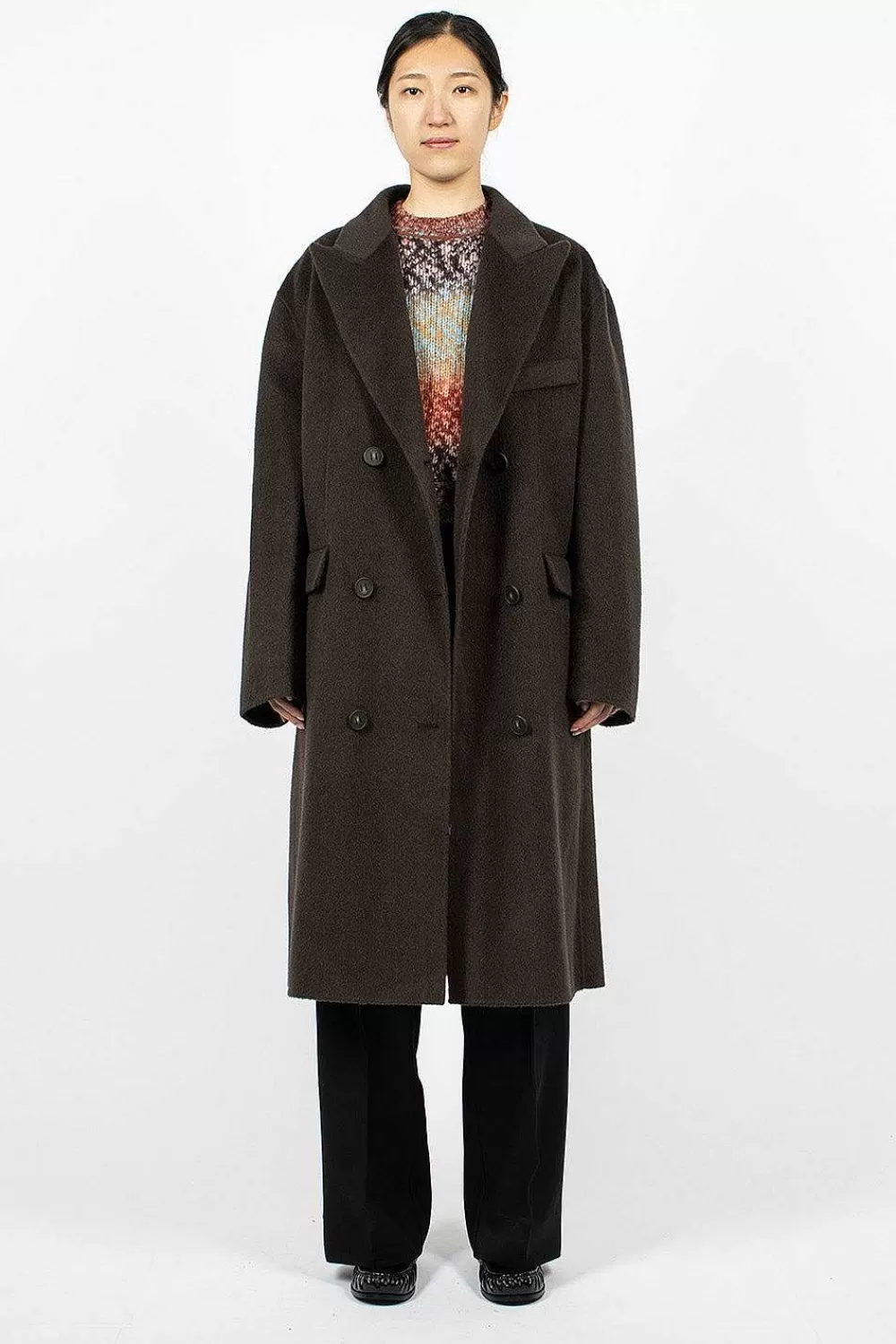 Acne Studios Belted Double Breasted Coat | Outerwear