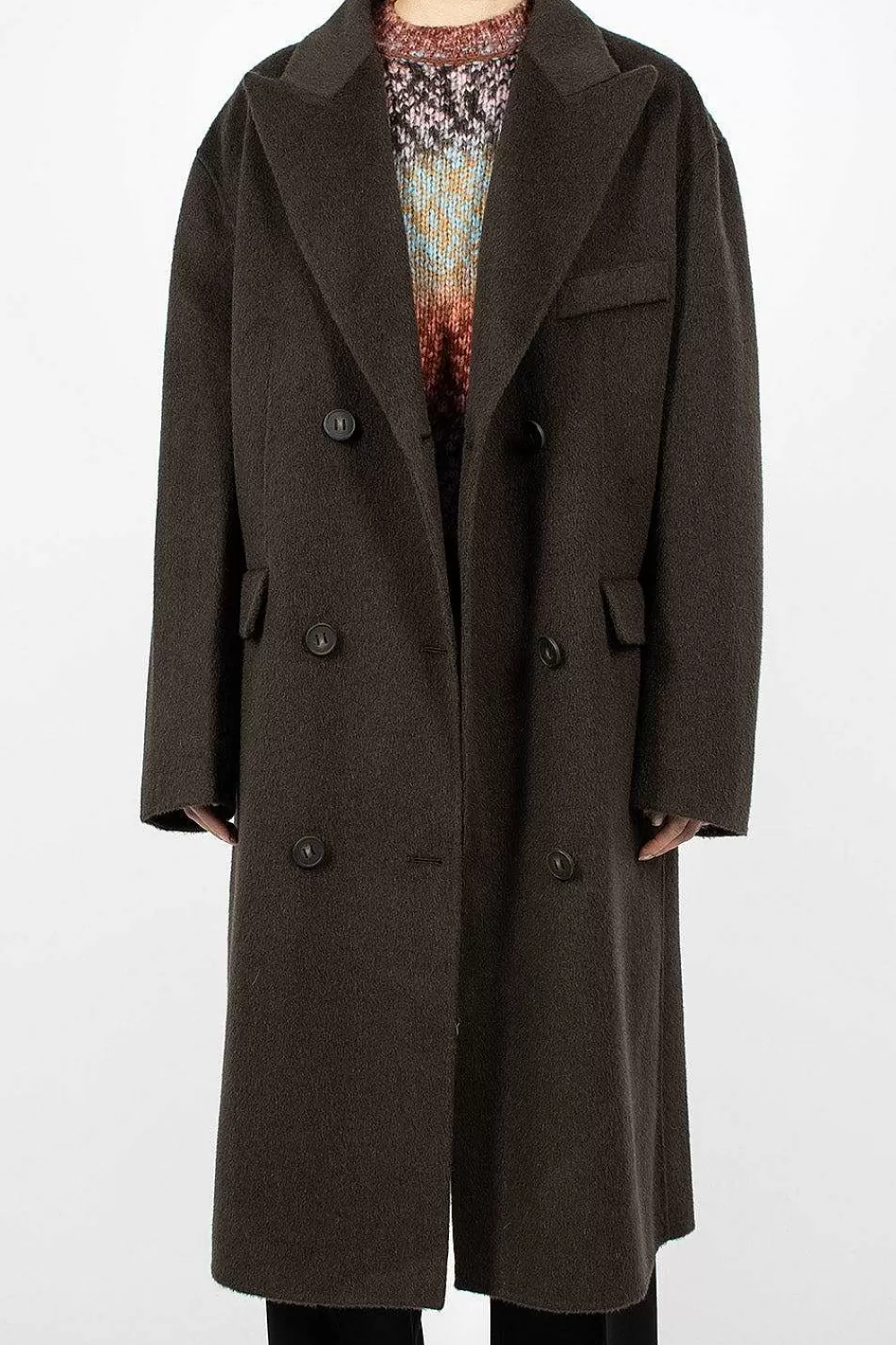 Acne Studios Belted Double Breasted Coat | Outerwear