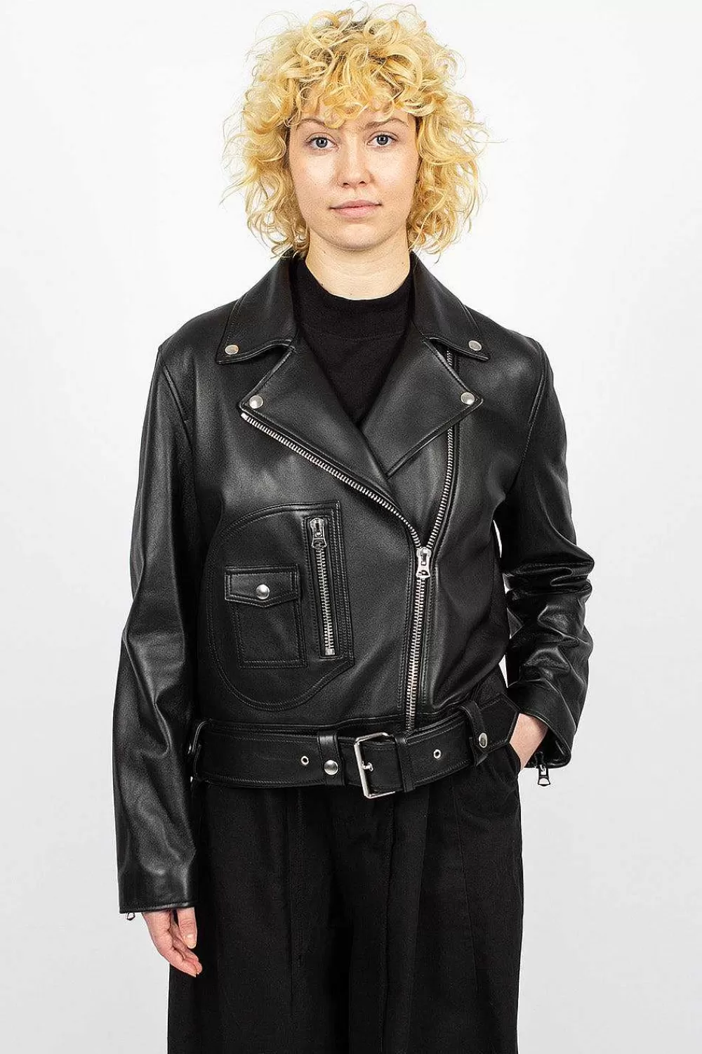 Acne Studios Biker Jacket Black | Outerwear