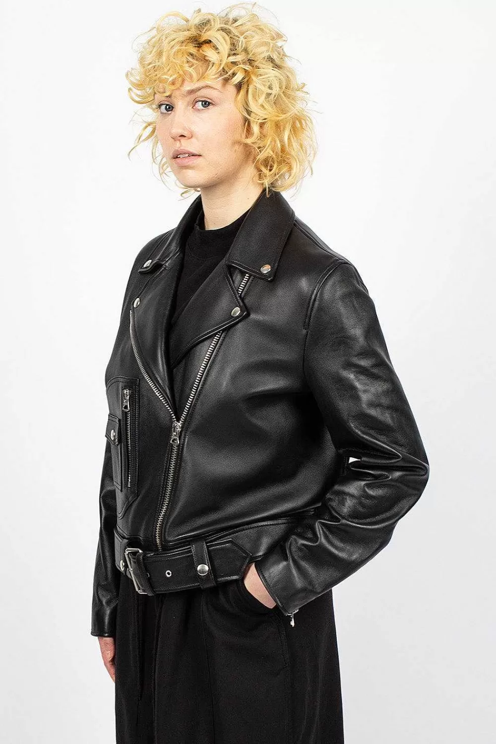 Acne Studios Biker Jacket Black | Outerwear