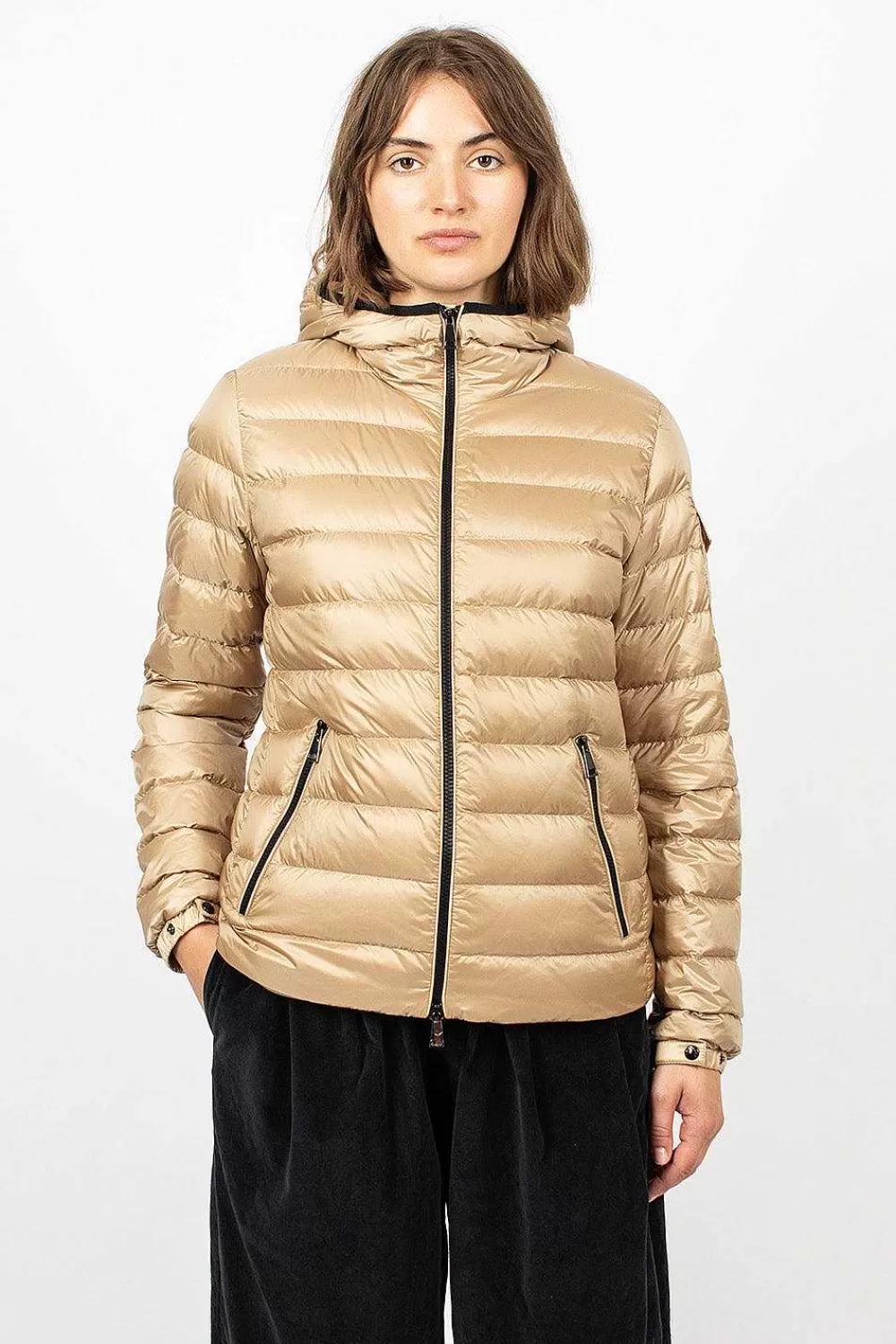 Moncler Bles Down Jacket Camel | Outerwear