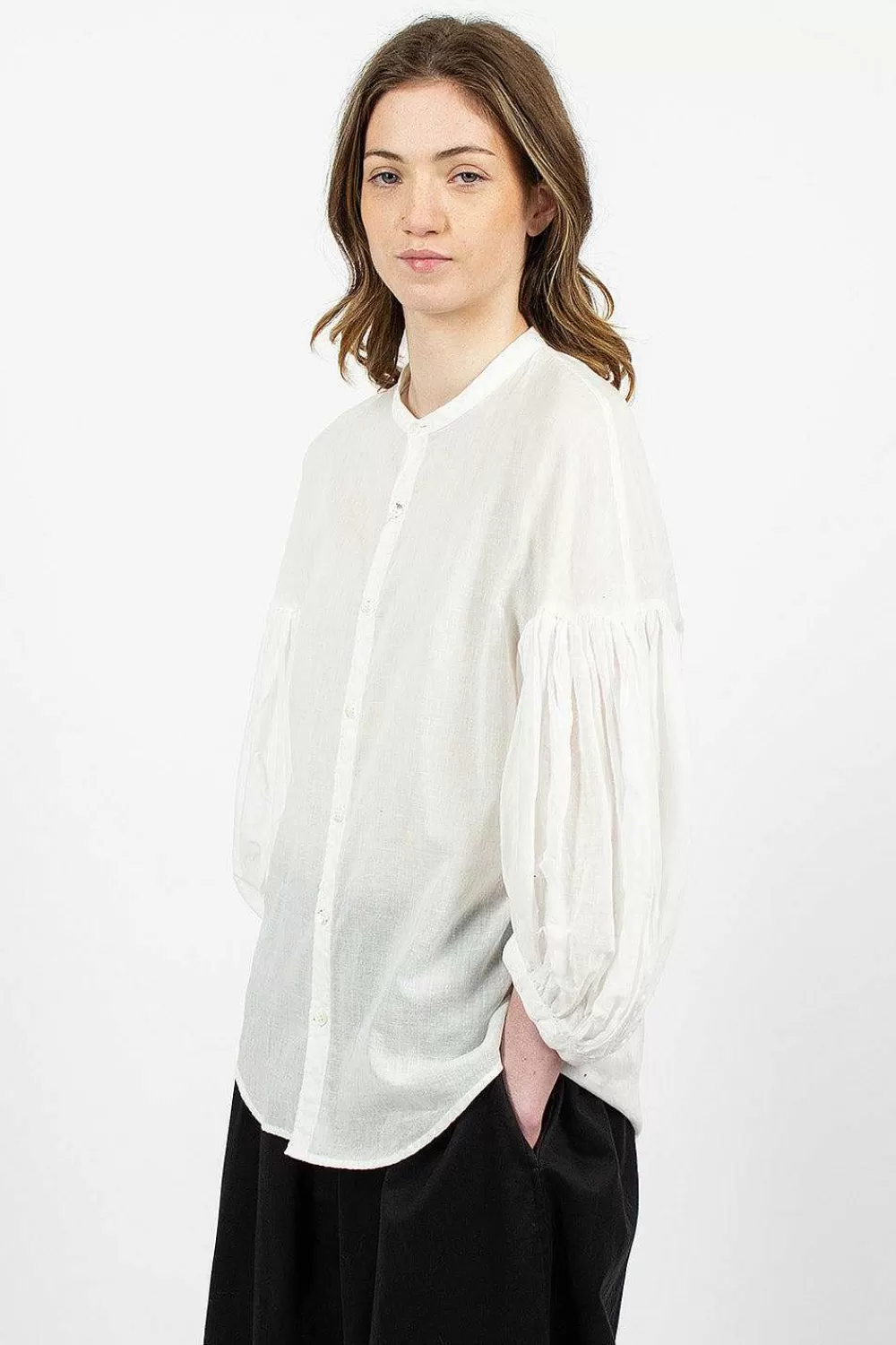 Kapital Bouffant Shirt White | Shirts