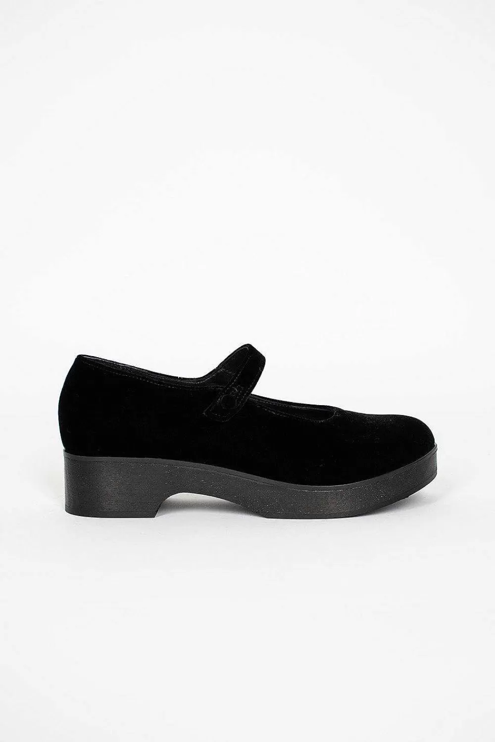 Daniela Gregis Button Ballerina Clog Black | Shoes