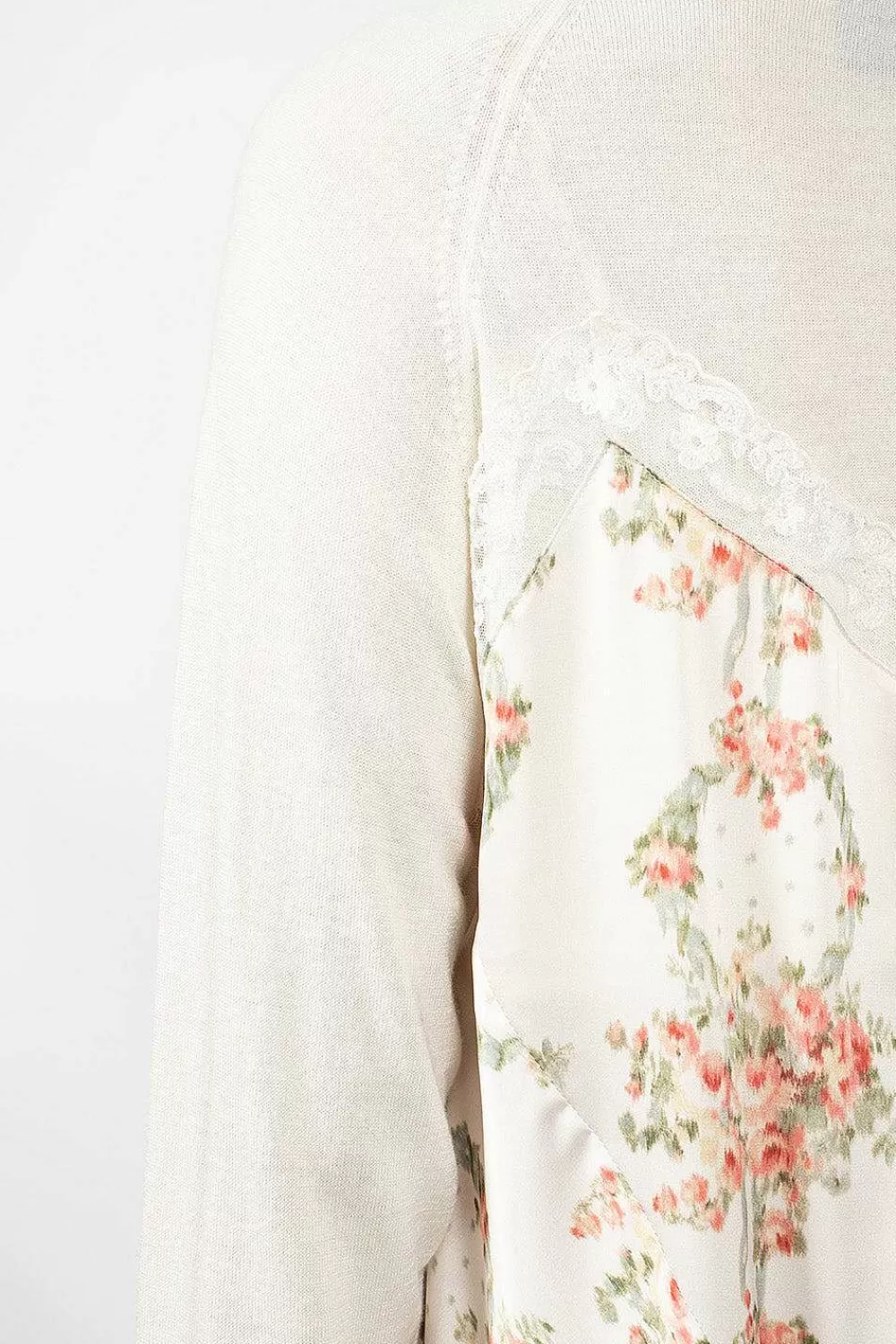 Simone Rocha Caped V-Neck Sweater | Knitwear