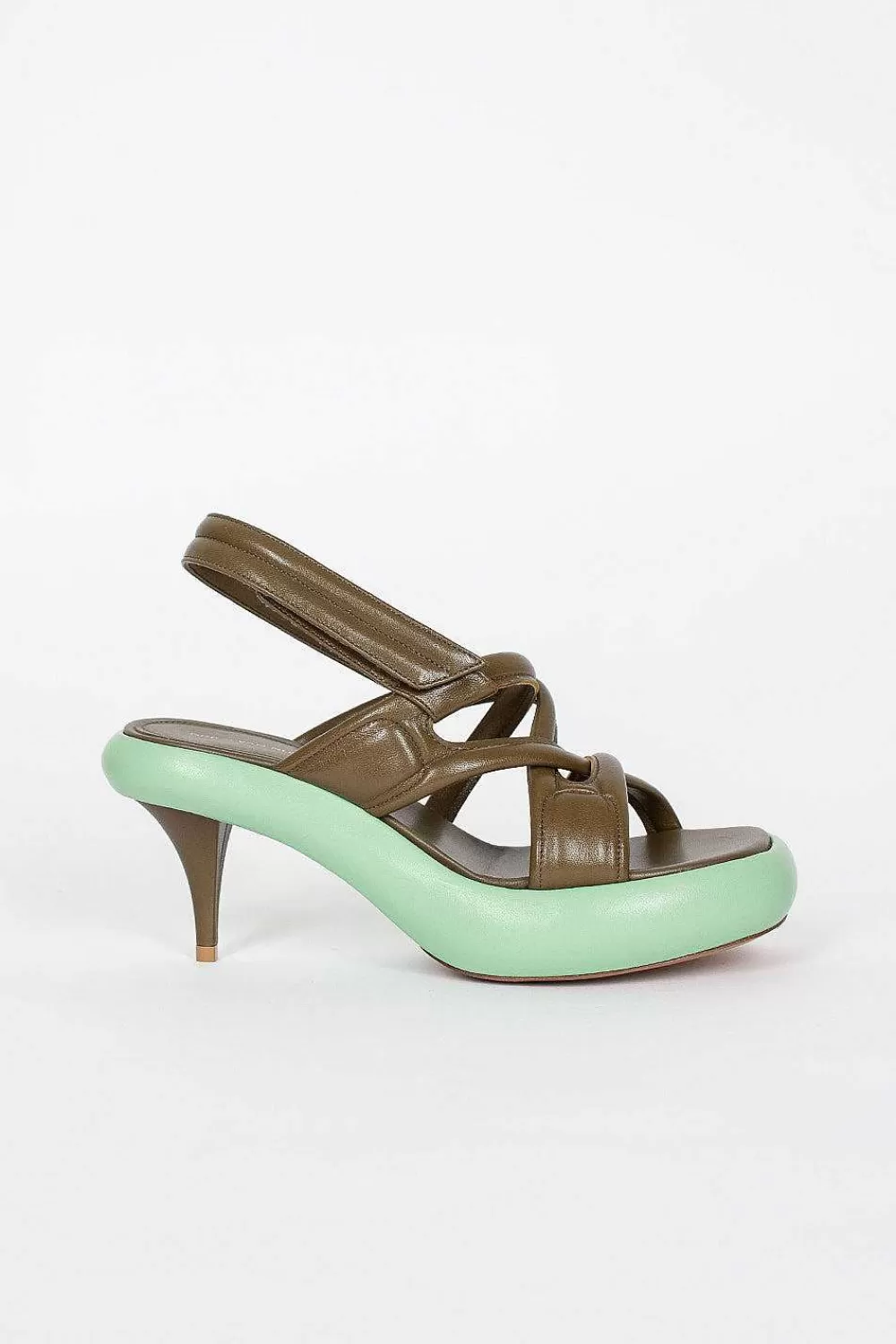 Dries Van Noten Chunky Sole Heel Green | Shoes