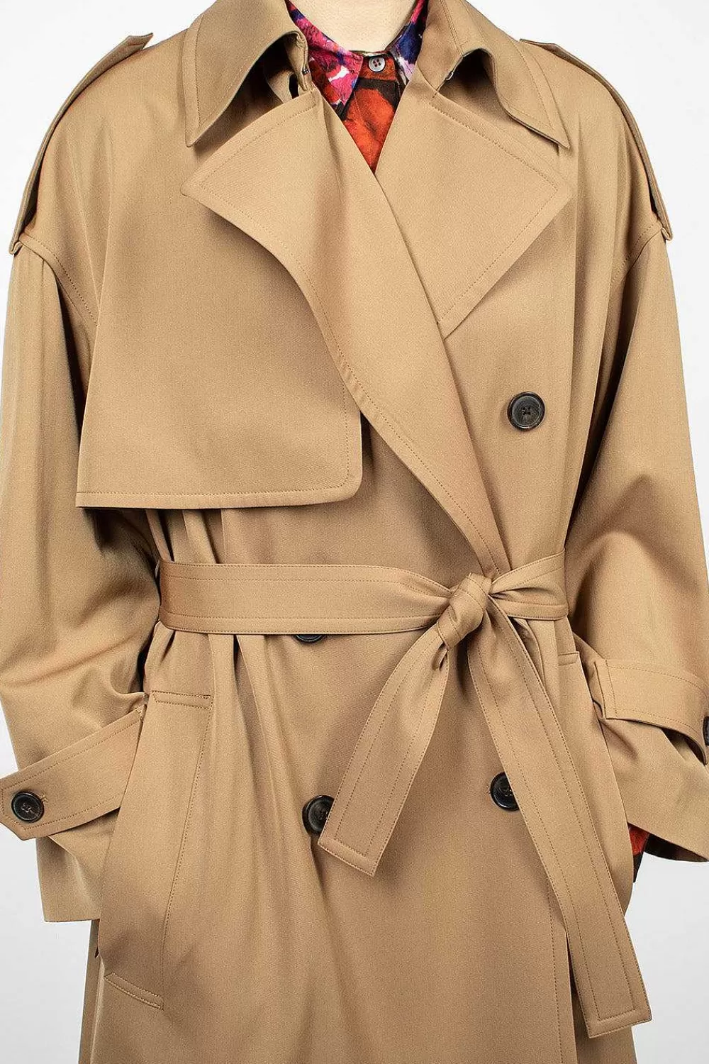 Dries Van Noten Classic Trench Coat Camel | Outerwear