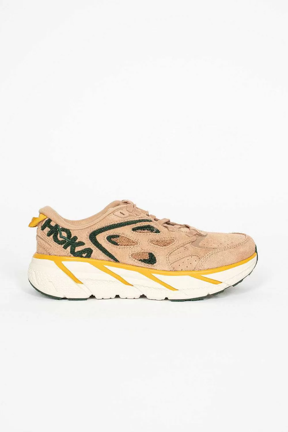 Hoka One One Clifton L Embroidery Sirocco/Mountain | Sneakers