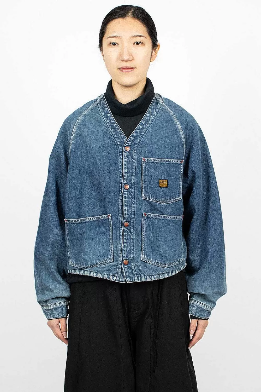 Kapital Coneybowy Railroad Jacket Denim | Outerwear