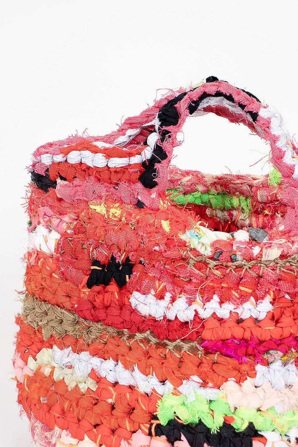 Daniela Gregis Crochet Bag Pink Multi | Bags