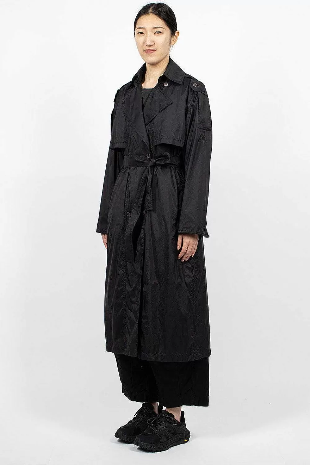 Moncler Deva Trenchcoat Black | Outerwear