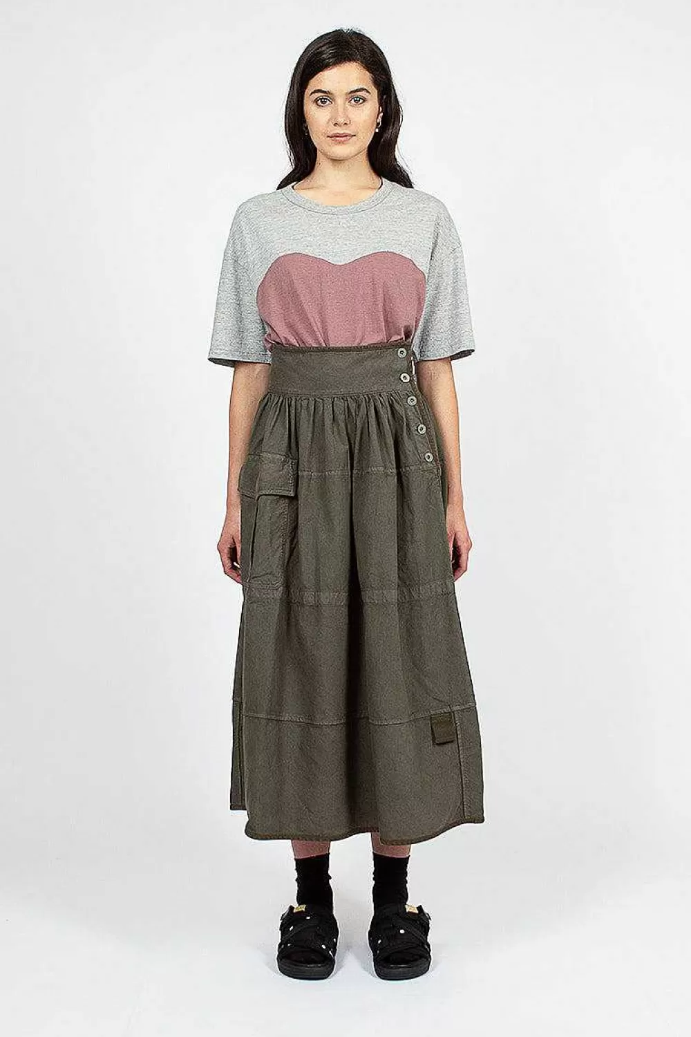 VISVIM Elevation Mil Olive Skirt | Skirts