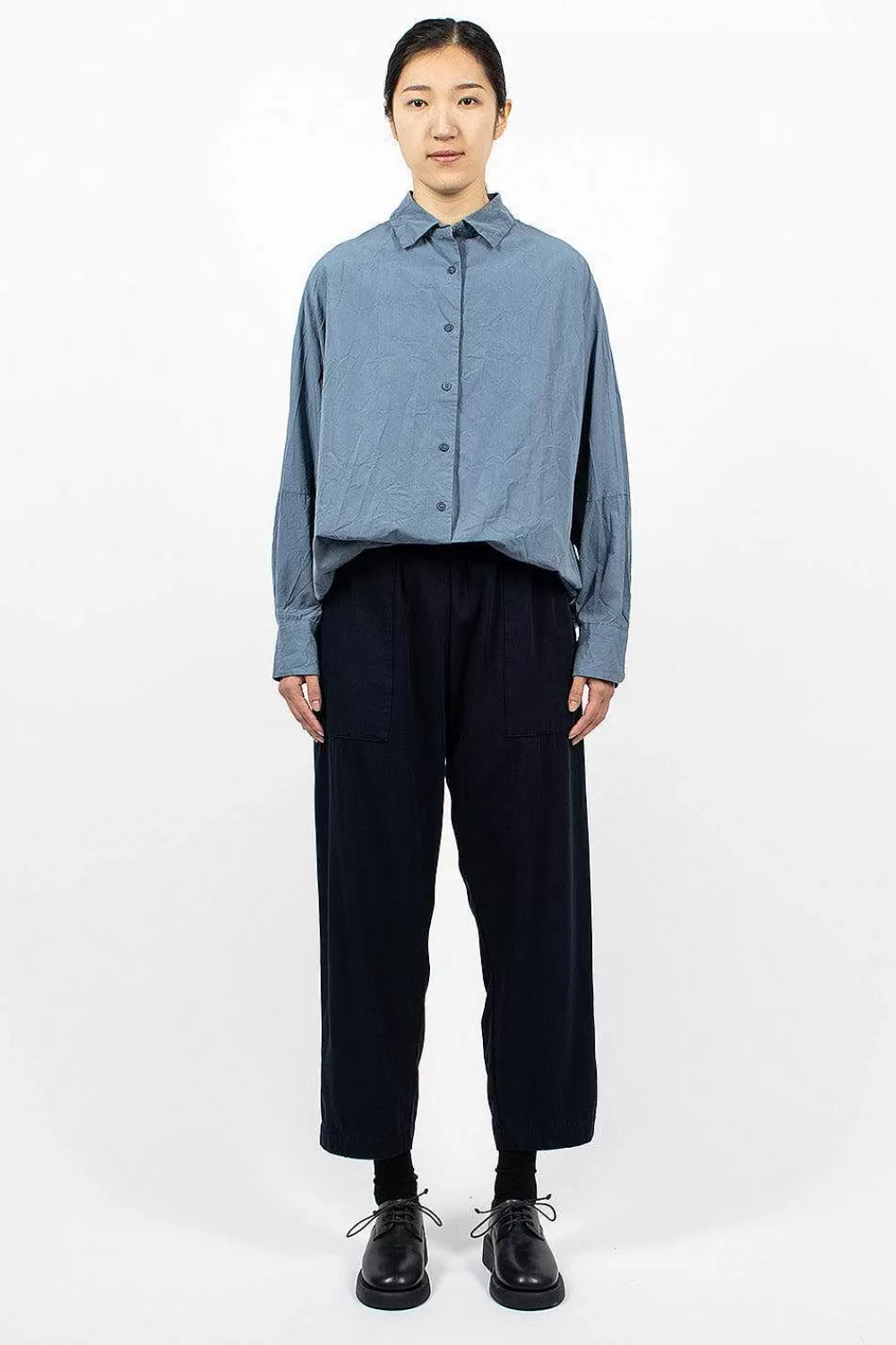 Casey Casey Fabi Militaire Pant Dark Navy | Trousers