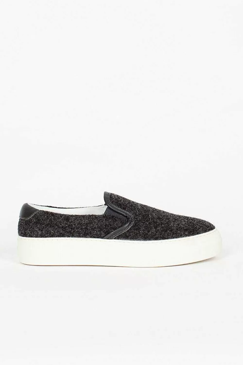 Sofie D'Hoore Fargo Felt Slip On Sneaker Charcoal | Sneakers