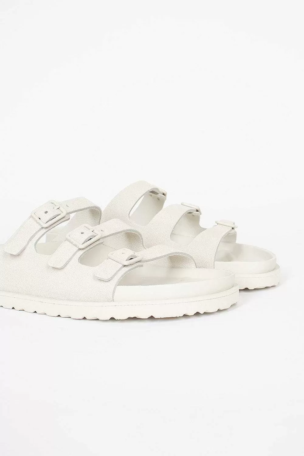 Birkenstock Florida Suede Sandal Bone | Shoes