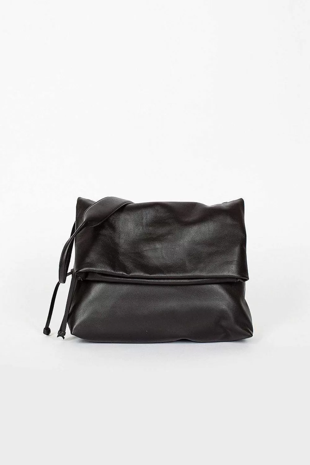 Dries Van Noten Folded Leather Bag Black | Bags