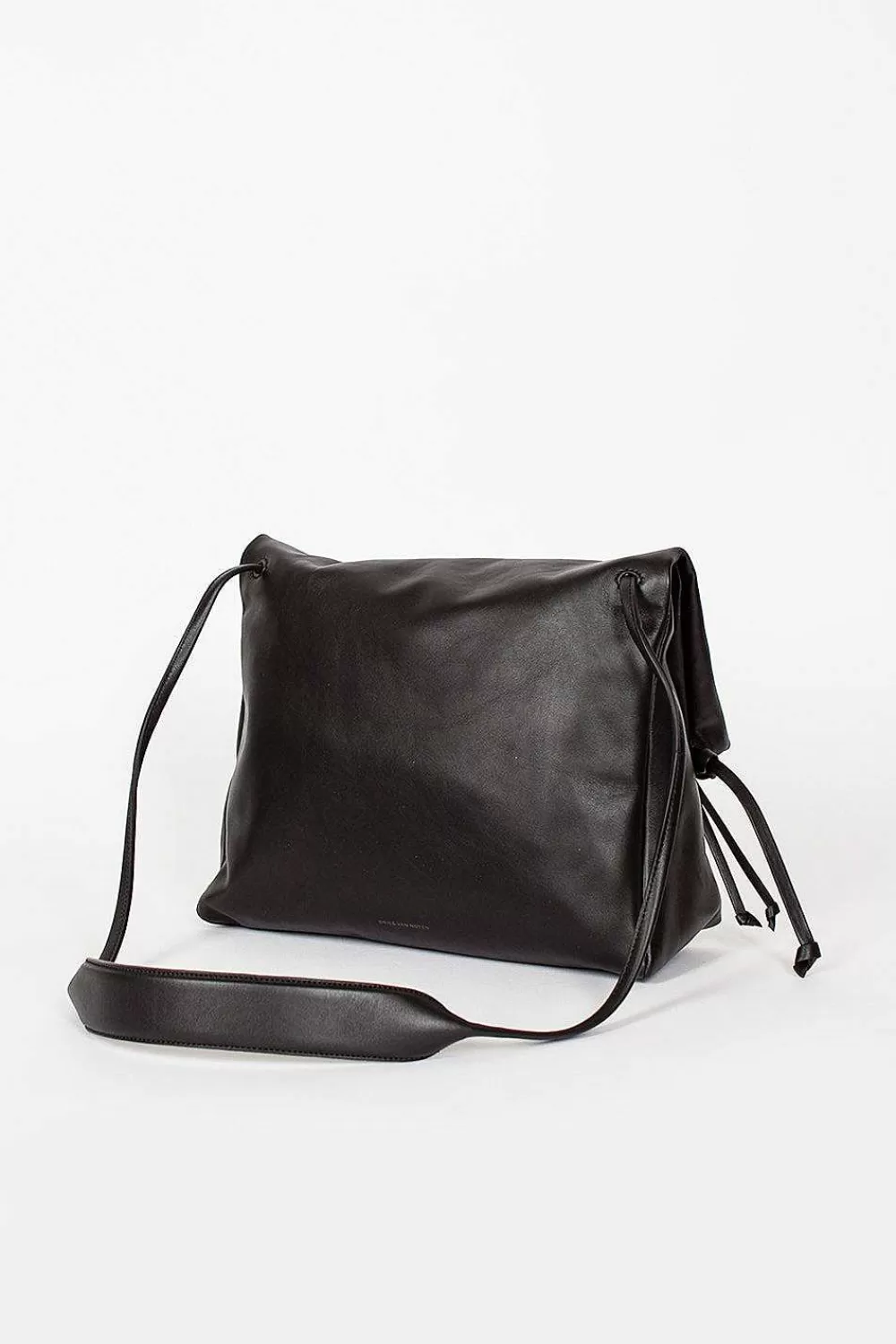 Dries Van Noten Folded Leather Bag Black | Bags