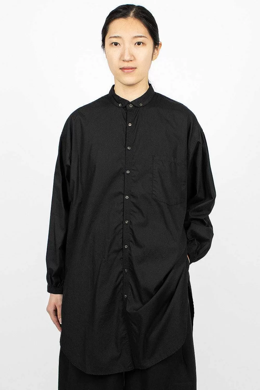 Kapital Giant Shaku Shirt Black | Tops