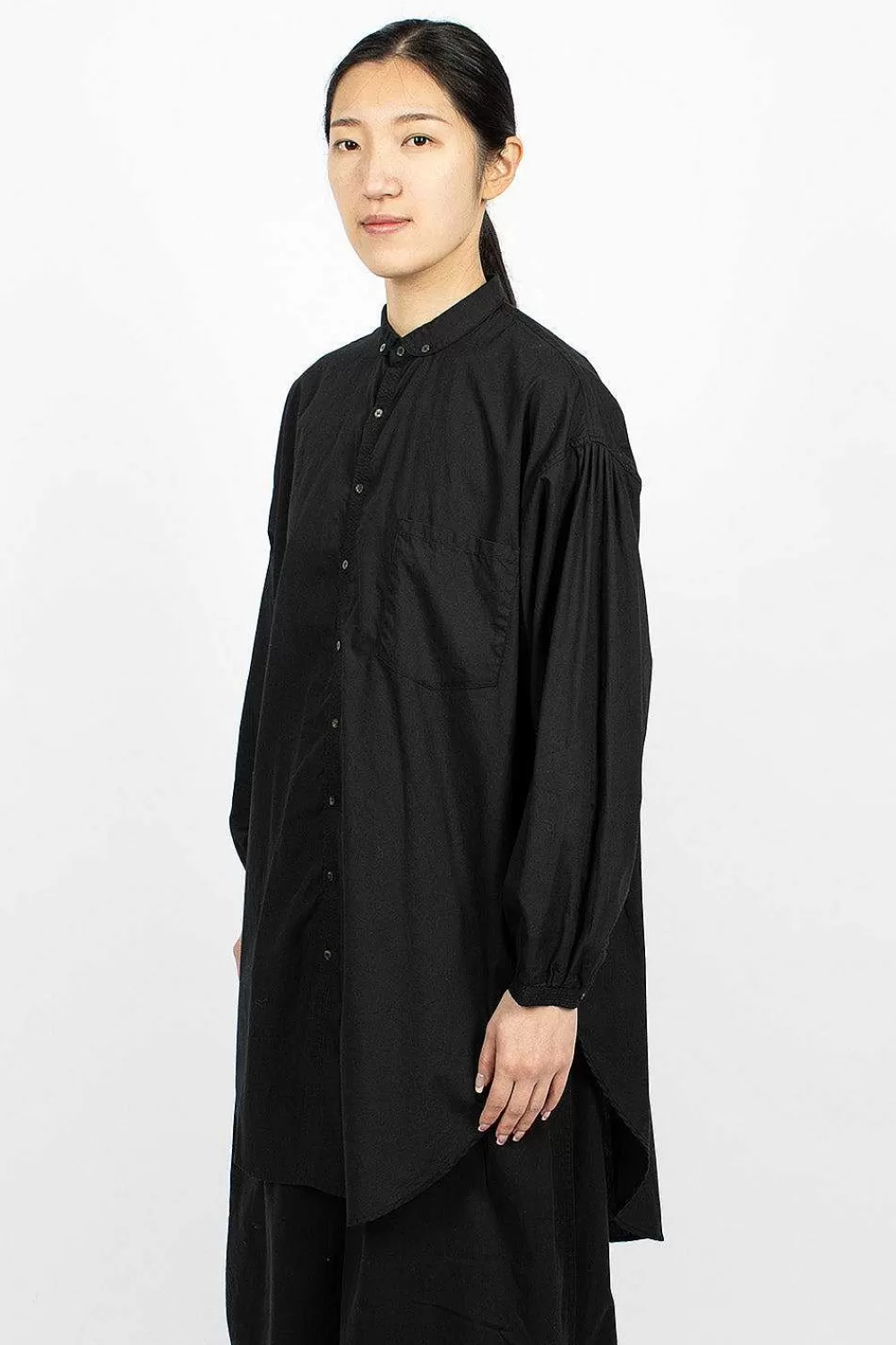 Kapital Giant Shaku Shirt Black | Tops