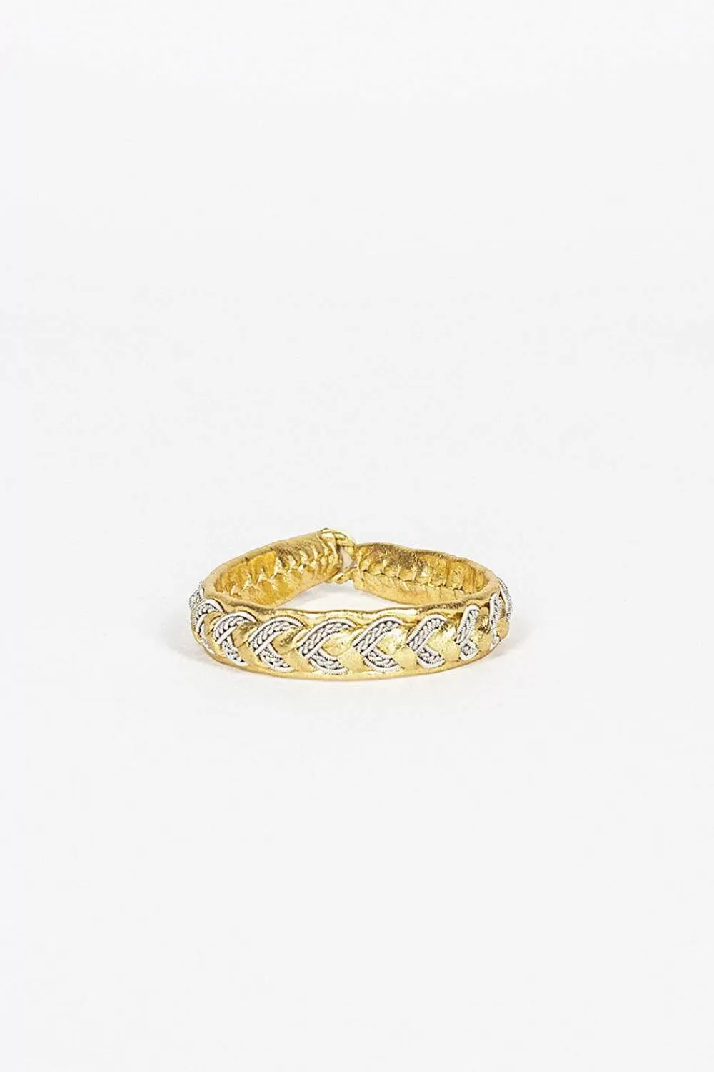 Maria Rudman Gold Embroidered B Bracelet 6 | Bracelets