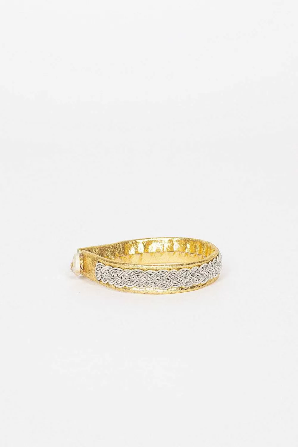 Maria Rudman Gold Hide B Bracelet 1 | Bracelets