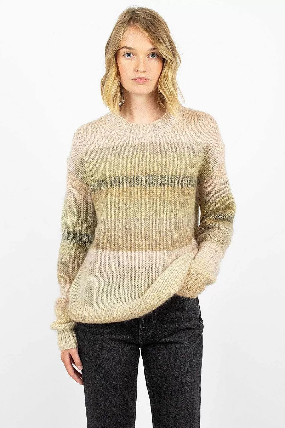 Acne Studios Gradient Crew Neck Knit | Knitwear