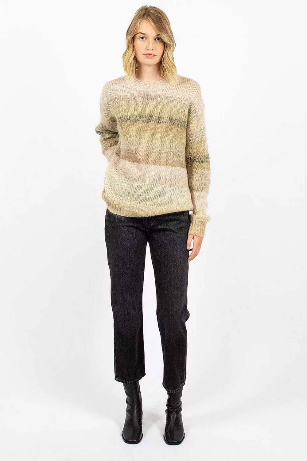 Acne Studios Gradient Crew Neck Knit | Knitwear