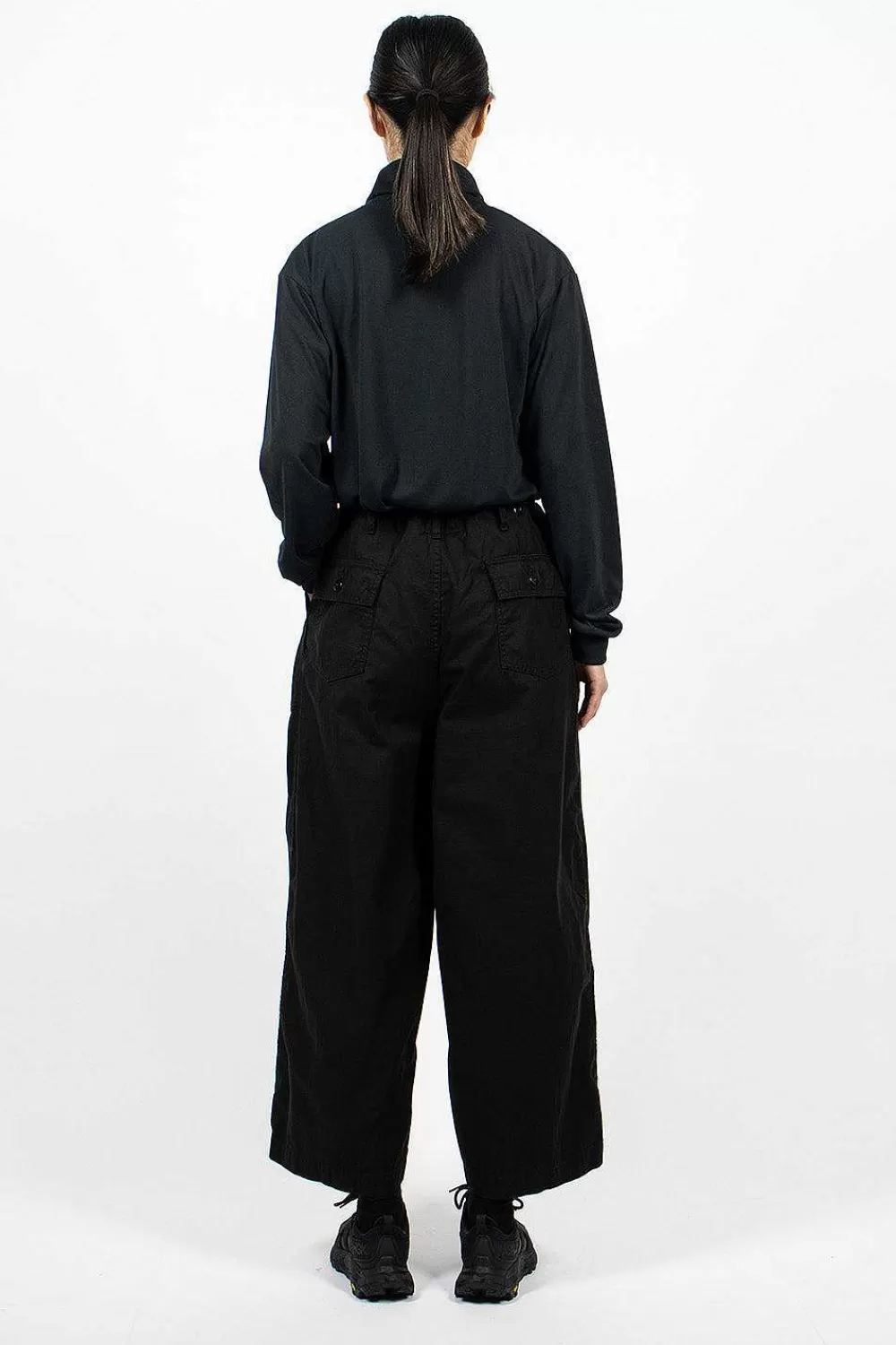 Needles H.D. Pant Fatigue Black | Trousers