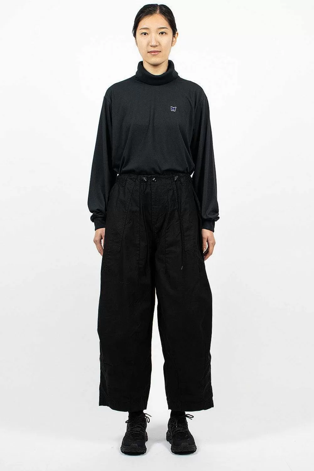 Needles H.D. Pant Fatigue Black | Trousers