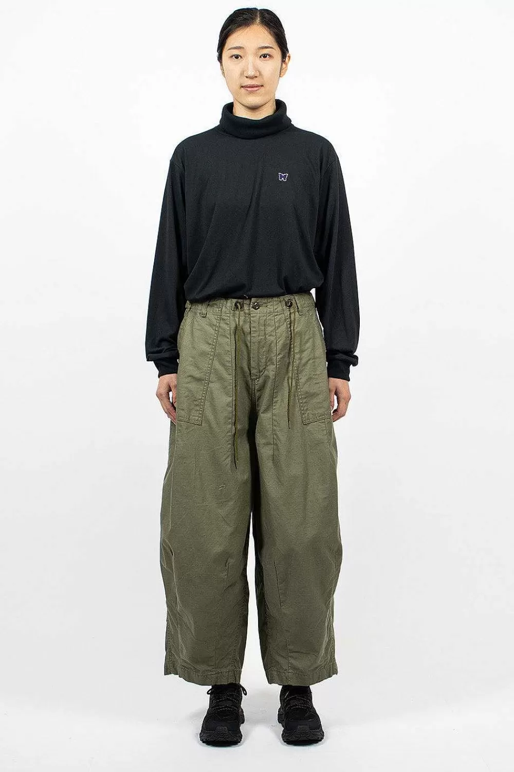 Needles H.D Pant Fatigue Olive | Trousers