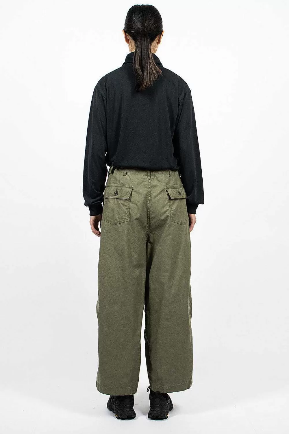 Needles H.D Pant Fatigue Olive | Trousers