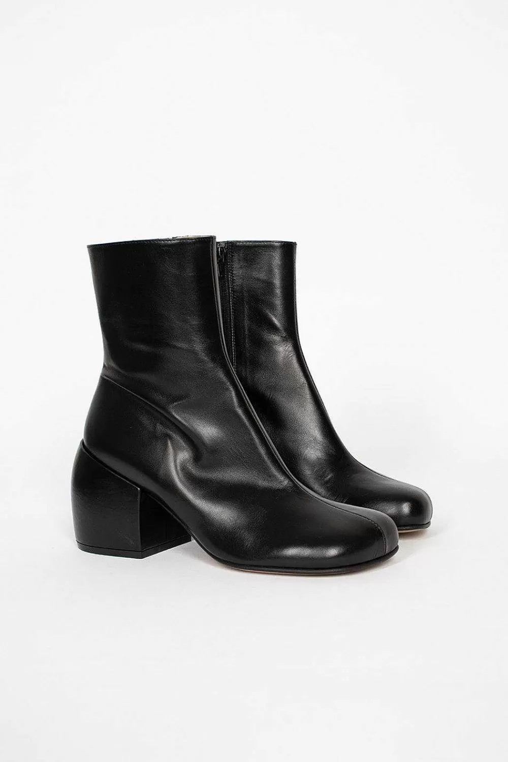 Dries Van Noten Heeled Half Boot Black | Boots