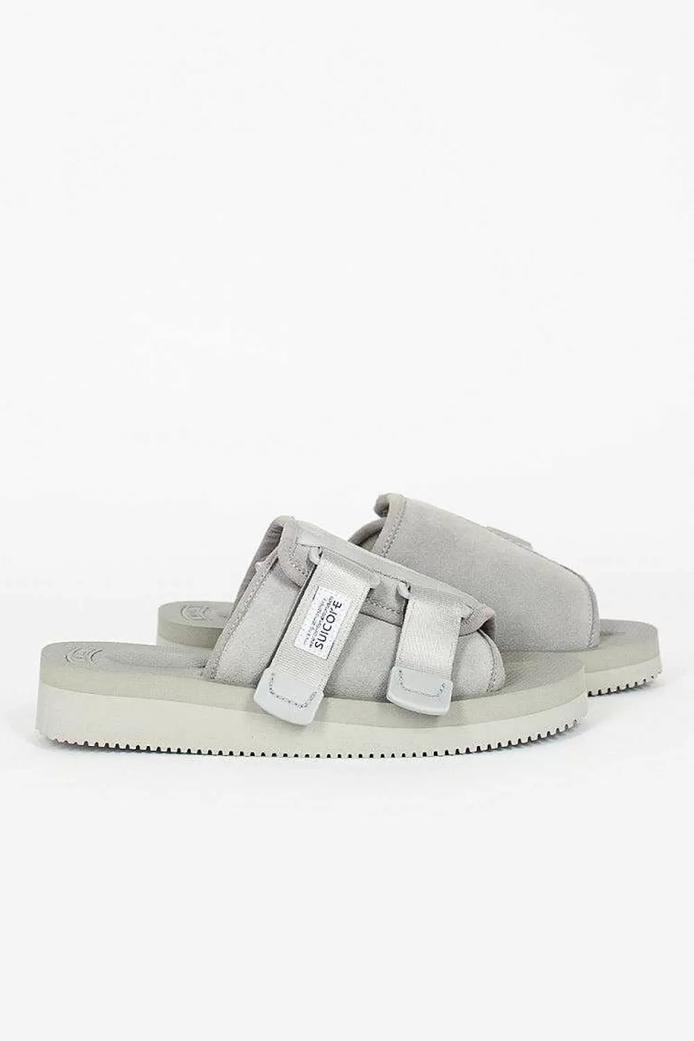 Suicoke Kaw-Vs Suede Sandal Grey | Shoes