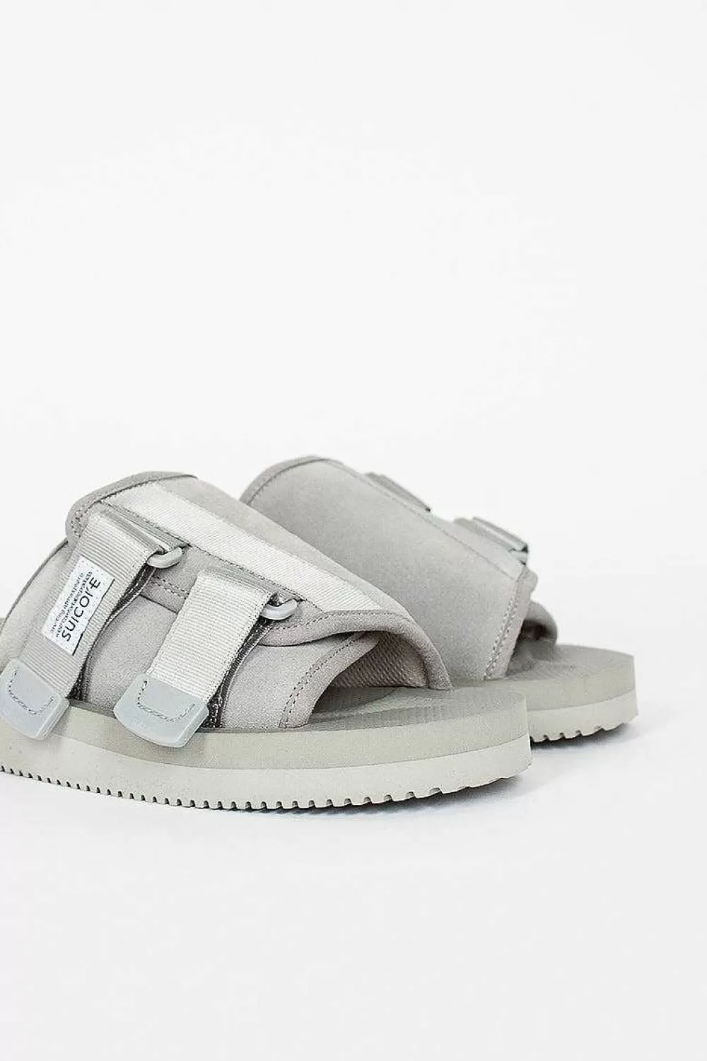 Suicoke Kaw-Vs Suede Sandal Grey | Shoes