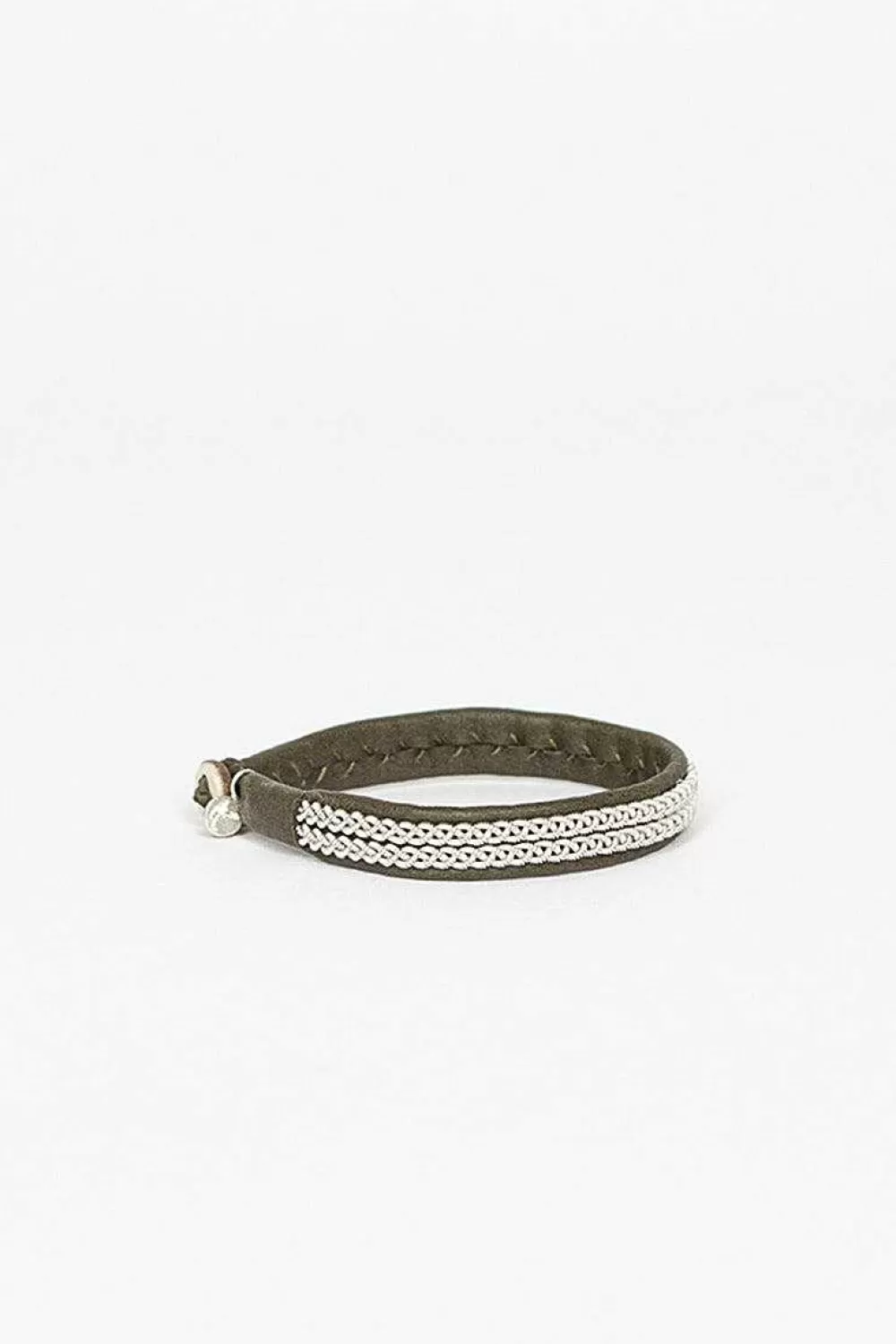 Maria Rudman Khaki Hide A Bracelet 1 | Bracelets