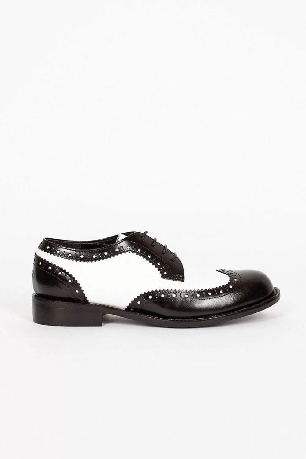 Comme Des Garçons Comme Des Garçons Leather Brogue Black And White | Shoes