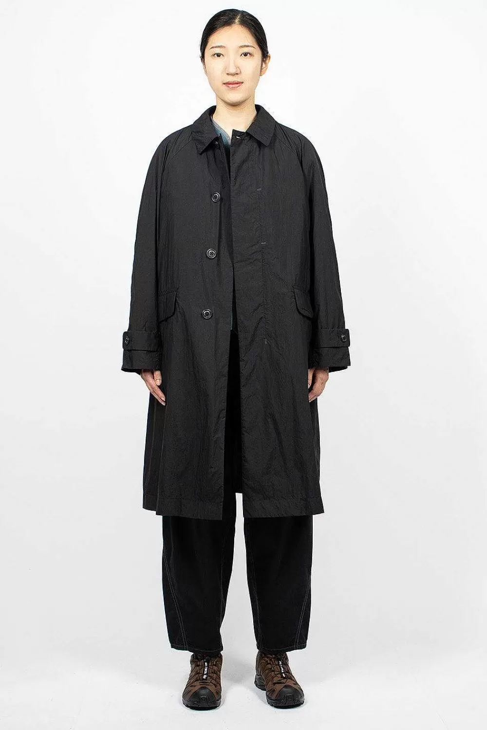 and wander Light Water Repellent Coat Black | Outerwear